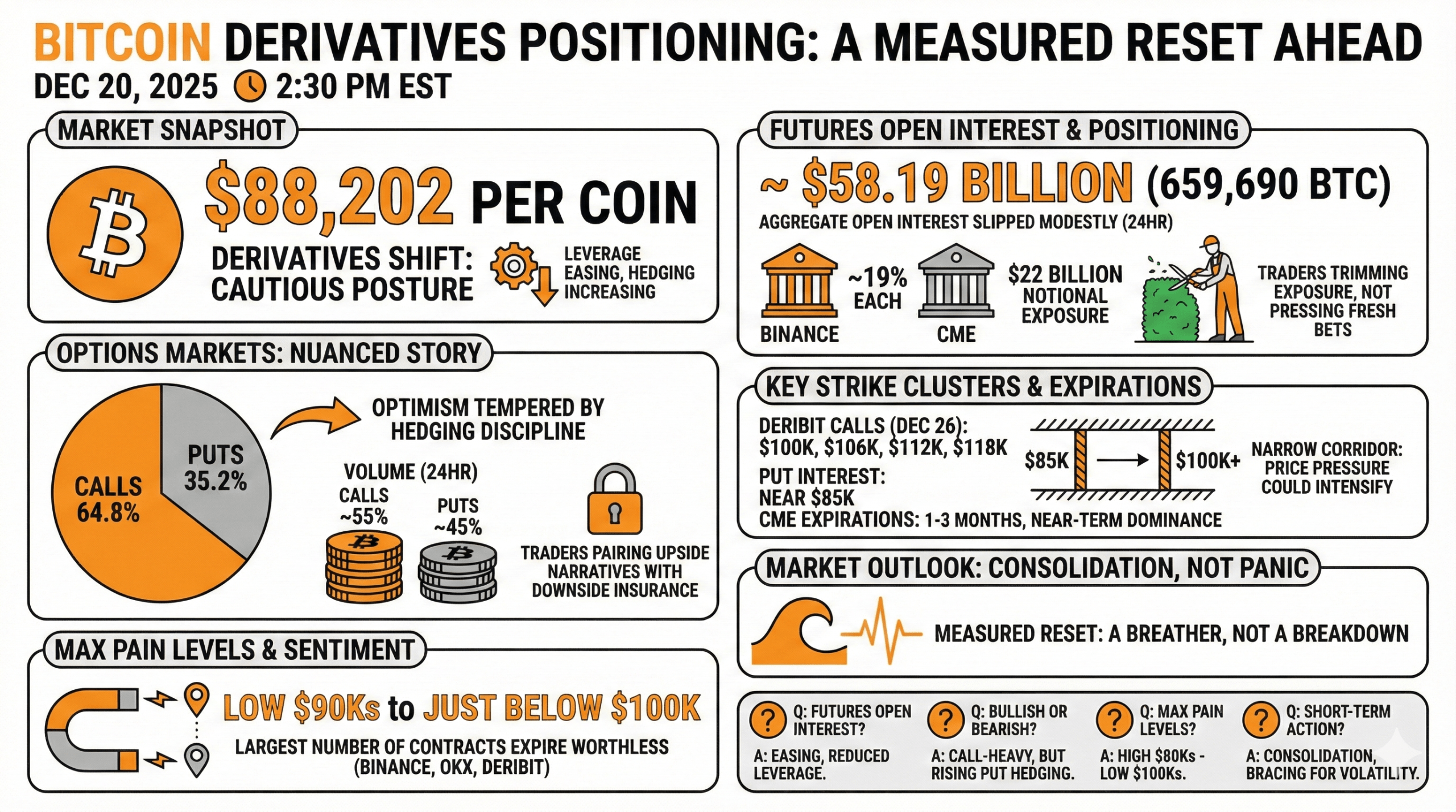 比特币期货和期权定位暗示未来将进行适度重置 比特币期货和期权定位暗示未来将进行适度重置