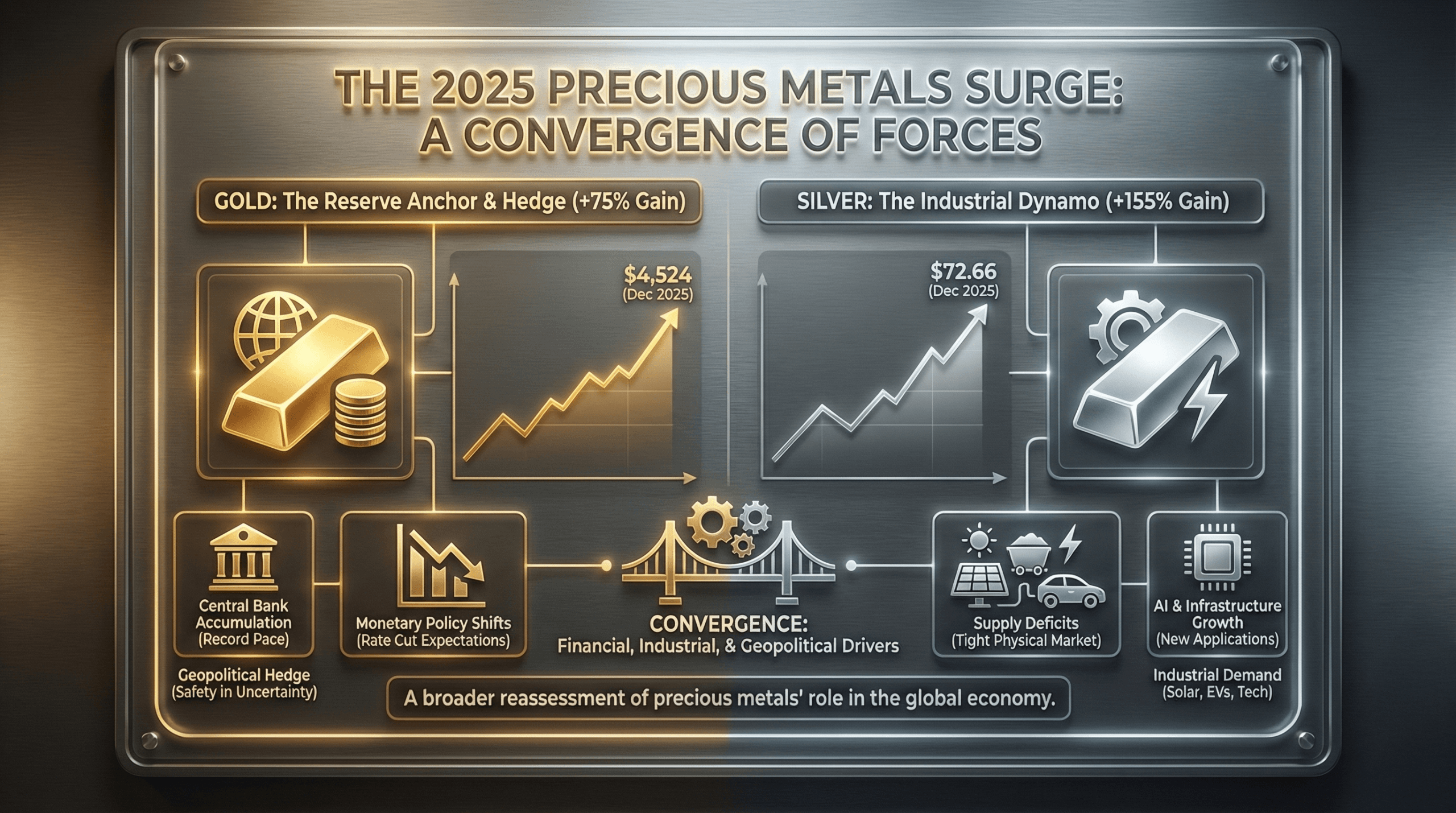 为什么黄金和白银在今年实现历史性增长