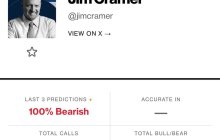 🚨 Jim Cramer lại bearish BitcoinAnh em nào chưa biết thì @jimcramer là MC rất nổi tiếng của CNBC